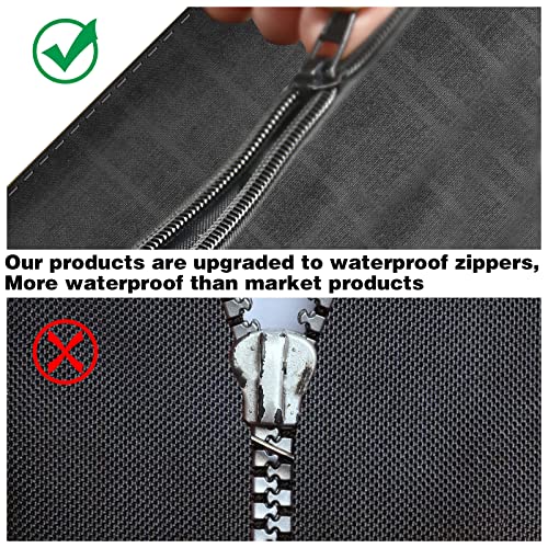 Priksia Egg Chair Cover, Egg Chair Covers Waterproof, Double Egg Chair Cover, Egg Chair, Anti-dust with Zipper 210D Oxford Fabric Veranda Garden