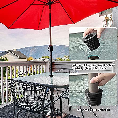 Dasing 2PCS Umbrella Cone Wedge Fits Umbrella Pole Diameter 1.5 Inch/ 38 mm, Parasol Base Stand for Outdoor Patio Umbrella
