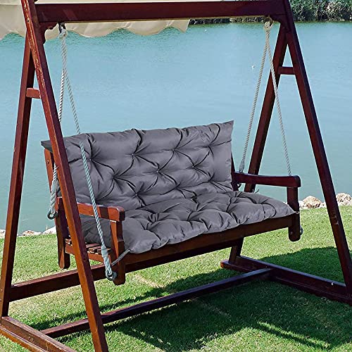Indoor Outdoor Patio Garden Wicker Seat Bench Cushions Set Waterproof Anti UV 2 3 Seater Swing Backrest