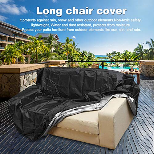 Kisbeibi 3 Seat Garden Bench Cover Love Seat Cover, Waterproof, Windproof, Anti-UV, Outdoor Patio Bench Seat Cover, Long Chair Cover, Seat Waterp