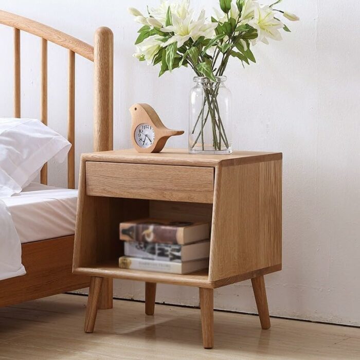 EYHLKM Bedside Locker Locker Bedroom Shelf Bedside Table Narrow Mini