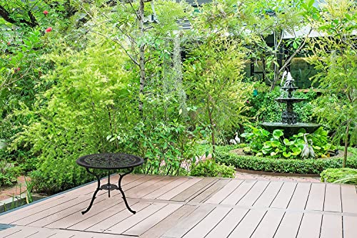Centurion Supports TABREEZ Garden & Patio Black Cast Aluminium Bistro Table