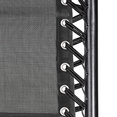 PATIKIL Gravity Chair Replacement Fabric, Anti-Gravity Chair Cloth Recliners Repair Tool for Patio Camping Outdoor, Black