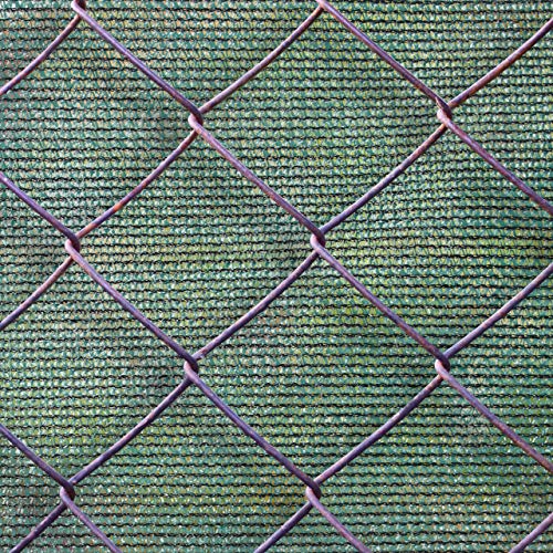 Relaxdays Fence Netting, Privacy Shield For Fences & Railing, HDPE Net, UV-resistant, Weatherproof, 1.2 x 15 m, Green