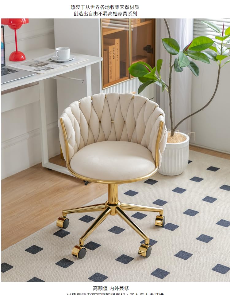 Luxury Makeup Chairs,Furniture,Bedroom Dressing Stools,Home Dressing Tables,Armchairs,Manicure Stools,Computer Desks,Chair (Pink)