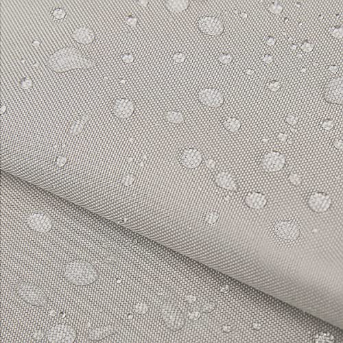 Patio Umbrella Cover with Rod for 7 to 11 Ft Umbrellas & 15 Ft Double-Sided Umbrellas, Protective Waterproof Cover with Zipper, Beige