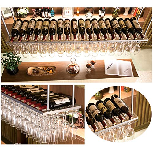 Stylish Simplicity Down Wine Rack, Retro Wrought Iron Wine Rack, Creative Display Stand, Goblet Rack Home, Restaurant Kitchen Bar Decoration Adju