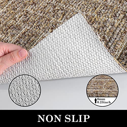 comfoyar Door Mats Heavy Duty Floor Mat, Washable Non-slip Doormats, Super Absorbent Entrance Rug for Indoor & Outdoor, Dirt Trapper Mat for Entr