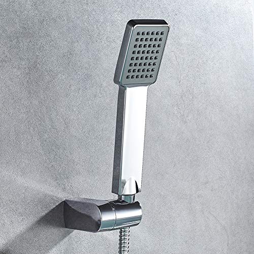 Ibergrif M20202 Shower Head, High Pressure Square Shower Heads, Universal Handheld Shower Head, Saving Shower Head, Rainfall Shower Head for Bath
