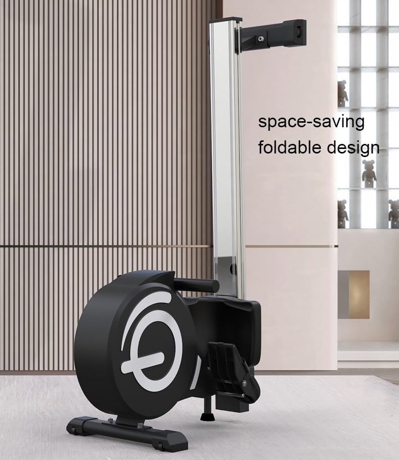 Magnetic Rowing Machine For Home Use 8-level Resistant With LCD Monitor Tablet Holder Row Machine Home Gym For 330lbs Max Capacity