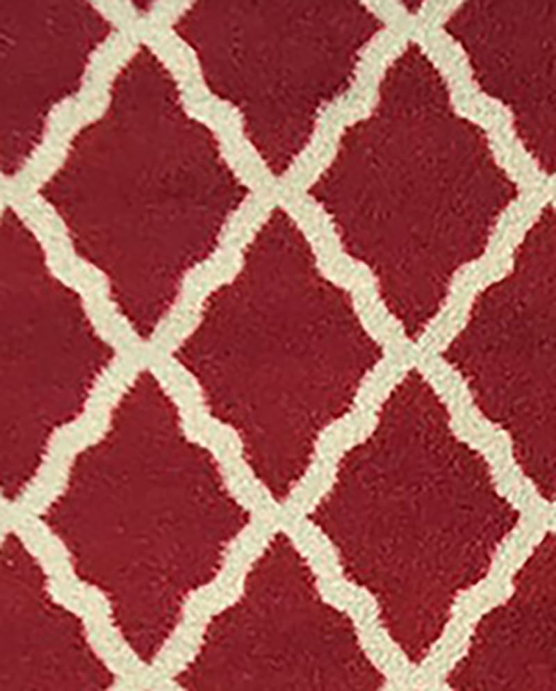 Ottomanson Rubber Back Doormat Collection, Floral Tile Design, "Welcome" Text, 51 cm x 76 cm, Multicolor