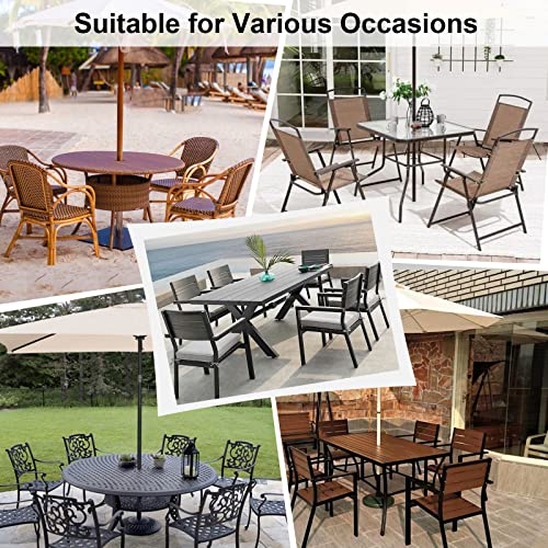 Garden Patio Outdoor Tablecloth Waterproof - Table Cloth with Parasol Hole/Umbrella Hole Zipper Wipe Clean Table Cover for Home Cafe Dining Backy