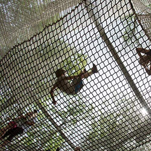 Aoneky Polyester Climbing Net Indoor Outdoor 6.5' x9.8'/9.8' x9.8'/14.5' x9.8' - Protection Net, Double Barrier Safety Net for Garden,(14.5' x 9.