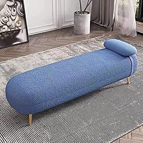Luxurious Ottoman Bench,Velvet End Of Bed Bench Comfy Upholstered Bench Seat,Modern Bedroom Bench Entryway Bench,White,110X50X42Cm