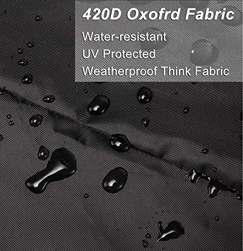 ELR Foosball Table Cover, Waterproof 420D Oxford Table Football Covers Foosball Table Protection Dustproof Patio Foosball Soccer Table Covers for