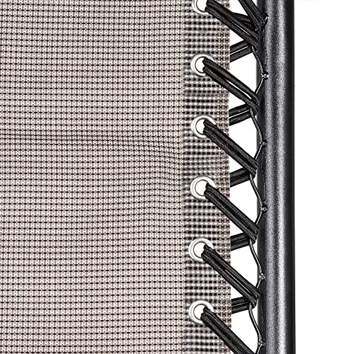 PATIKIL Gravity Chair Replacement Fabric, Anti-Gravity Chair Cloth Recliners Repair Tool Kit with with Cord Lace for Patio Outdoor, Gray