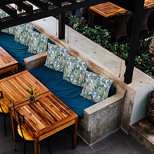 Magpie Fabrics Set of 2 Decorative Cushion Covers, 45 x 45 cm, Colourful Cushion Covers, Outdoor, Waterproof, Polyester, for Sofa, Bedroom, Outdo