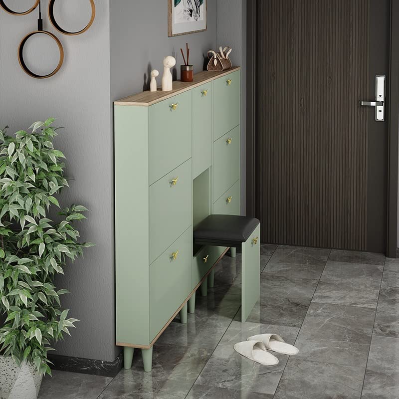 SLNFXC 17CM Home thin Shoe Cabinet Entrance Porch SimpleSmall Apartment Narrow Storage Stool Shoe Rack Organize Furniture