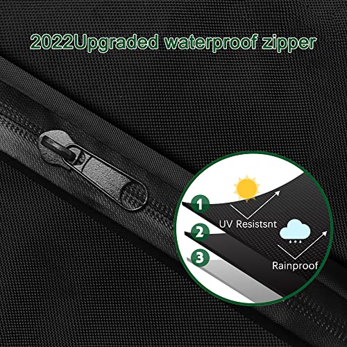 Parasol Cover Waterproof Cantilever Parasol Protective Cover 420D Outdoor Umbrella Cover for 2 to 4m Oxford Fabric Garden Outdoor Umbrella (280 x