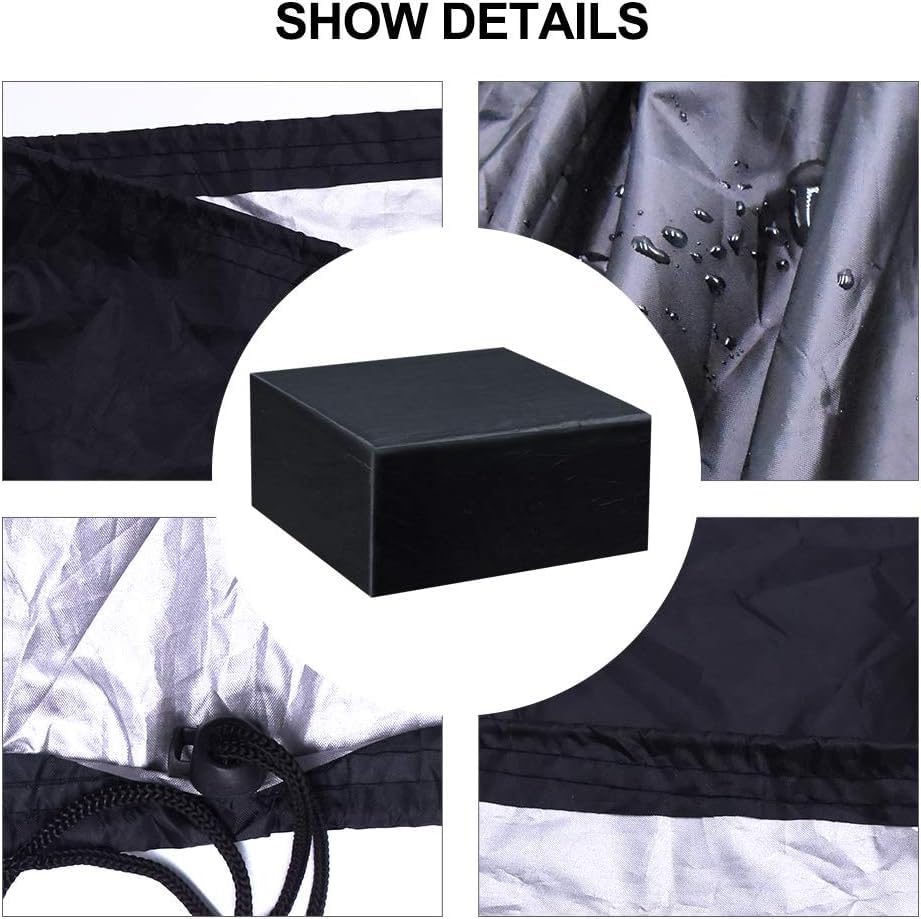 Brit Voyager Garden Furniture Covers, Heavy Duty 420D Oxford Fabric Outdoor Table Cover, Rattan Patio Furniture Cover Waterproof, Anti-UV (190*19