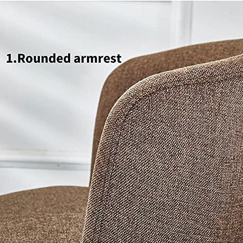 WALNUT Dining Room Chairs Nordic Style Dining Table With Chairs Set Furniture Cotton Linen Solid Wood Hotel Kitchen Restaurant Stool (Color : Blu