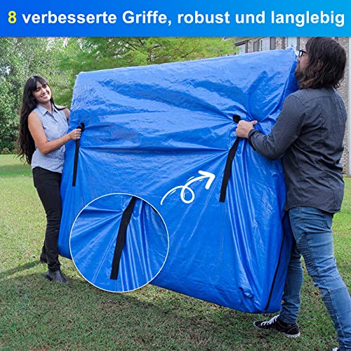 Mattress Cover for Moving,8 Handles Heavy Duty Moving House Mattress Bag (Queen Size)