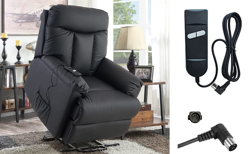 Huachuang Recliner Hand Control,Controller,recliner remote control,with slingshot line,2 buttons,5 pin,1 motor controller,for recliner, armchair