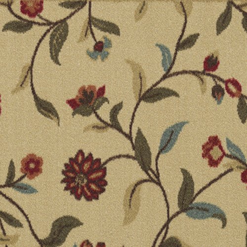 Ottomanson Laundry Collection Checkered Border Rubberback Mat, 67 cm x 90 cm, Black