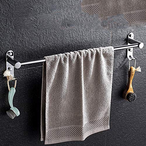 N/A Towel Rack - Stainless Steel Towel Rail, Punch-free Towel Rack, Single Rod, Size 30x13x7 Cm