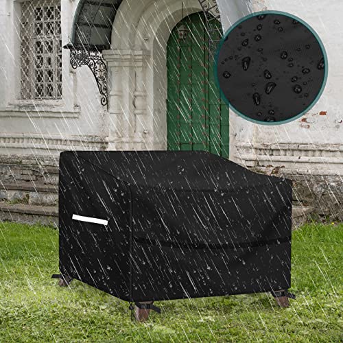 Garden Chair Covers 1PC, Outdoor Seat Covers Waterproof 210D Outdoor Patio Chair Covers Oxford Fabric Garden Furniture Covers for Lawn Sofa Chair