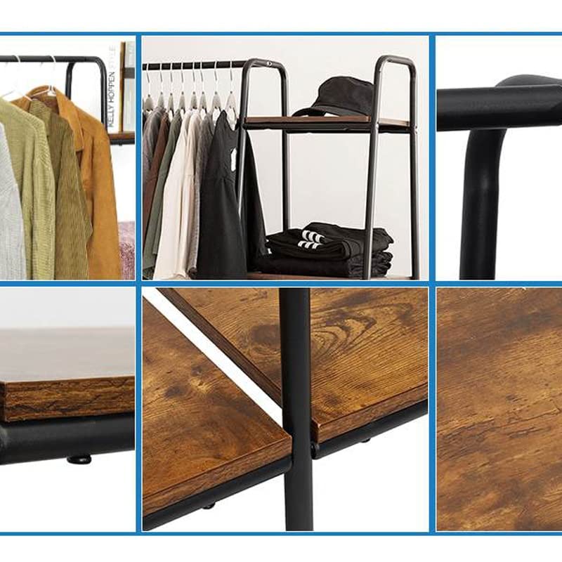 N/A Floor-standing Coat Rack Home Bedroom Iron Hanger Clothing Store Bag Shoes Display Clothes Rack