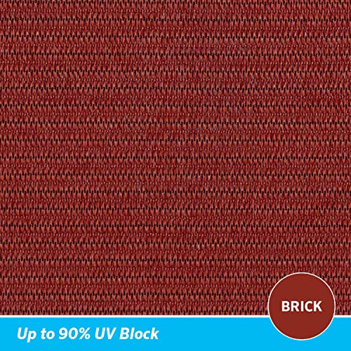 Coolaroo 11'10" x 8’ Rectangle Ready to Hang Shade Sail up to 90% UV Block for Outdoor Patio Garden