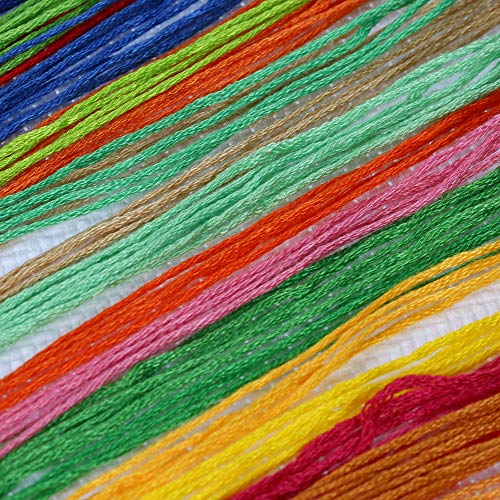 HUIOP 17.3 * 14 inches The Old Married Couple Pattern Cross Stitch Kit with Pre-Printed 11CT Canvas Cloth & Cotton Thread Embroidery Cross-Stitch