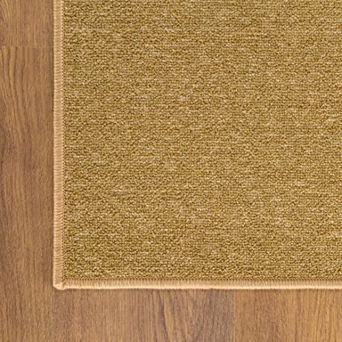 Ottomanson Heavy Duty All Season Stone Welcome Design Doormat, 67 cm x 90 cm, Black