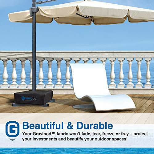 Premier Tents 45 cm Square Parasol Umbrella Base Weight Bag- Up To 45 Kg