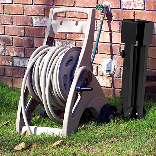 Relaxdays Parasol Base, for Pole Sizes 25-35 mm, Cross-Shaped Stand, Foldable Garden & Balcony Sun Shade, Metal, Black