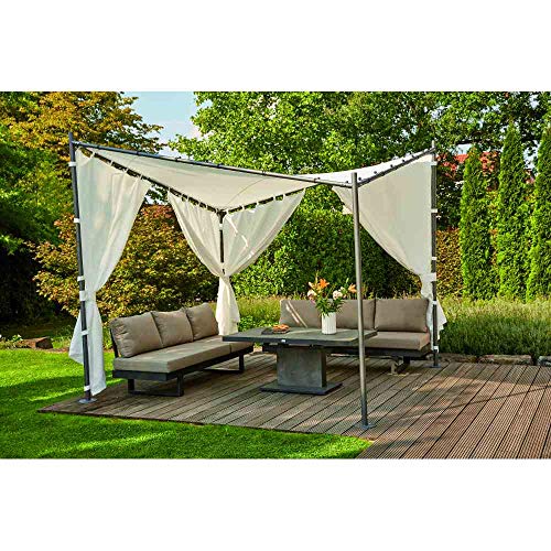 Siena Garden Berlino Side Panel for Gazebo, White