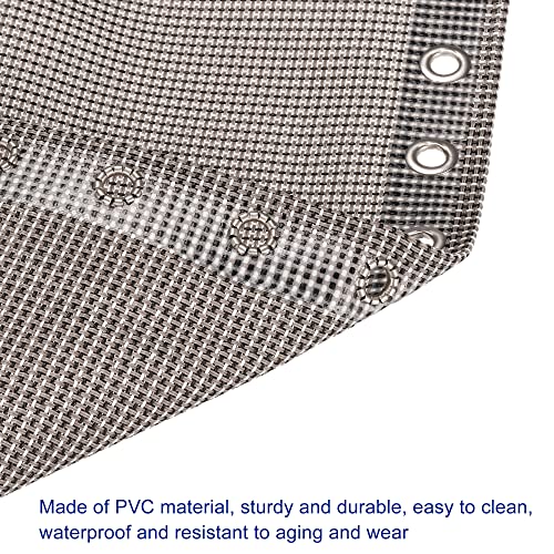 PATIKIL Gravity Chair Replacement Fabric, Anti-Gravity Chair Cloth Recliners Repair Tool Kit with with Cord Lace for Patio Outdoor, Gray