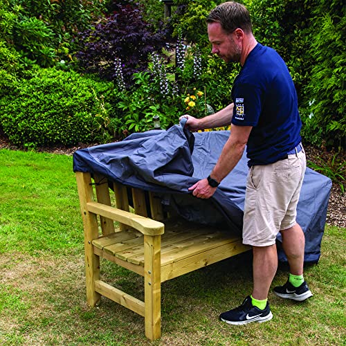 Maypole 3 Seater Bench Cover 600D Oxford Heavy Duty Water Resistant PVC Lined