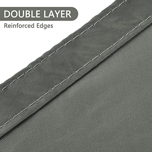 OFFCUP Sun Shade Sail, 2m x 3m Rectangle Awning Canopy, 160gsm Waterproof Shade Sail Garden Sun Sail Patio Canopy 95% UV Block with Free Rope, fo