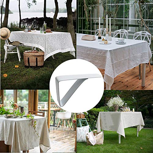 Mannli Picnic Tablecloth Clips, Rainbow Colors Stainless Steel Outdoor Table Cloth Holder Table Cover Clips Clamps 6 Packs