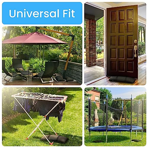 Rhino BaseMate Umbrella Base Weights Outdoor Fillable Sandbags | Weatherproof Patio Furniture Weights | 2 Sandbag Weights for 49 lb. Each | Arche