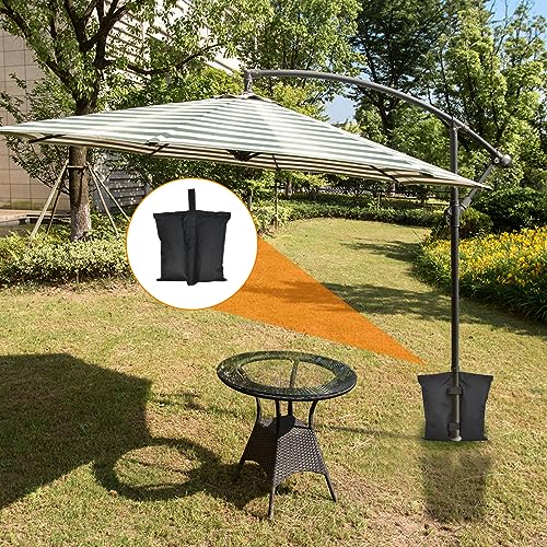 Gazebo Weights Sand Bags 4PCS Sand Bags for Gazebo Legs, Waterproof Pop Up Gazebo Sand Weights Grade Heavy Duty Double-Stitched Sand Weight Bags