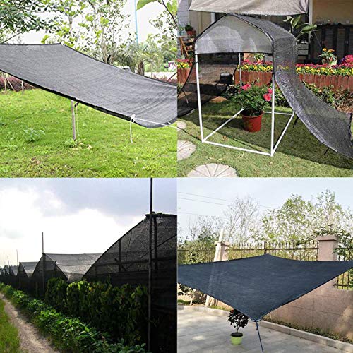 SIVENKE 50%-60% Sunblock Shade Cloth, Cut Edge UV Resistant Shade for Plant Cover, Greenhouse, Barn or Kennel 2m*2m