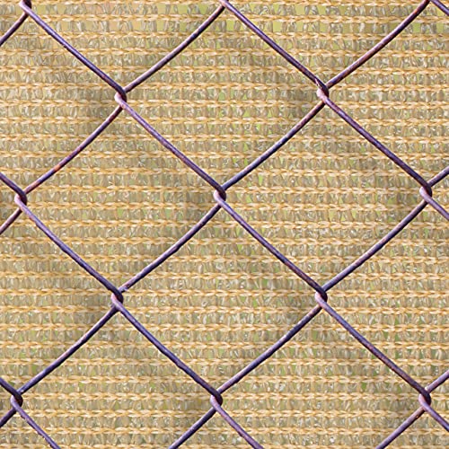 Relaxdays Fence Screen, 1.5 x 6 m, Privacy Screen for Garden and Balcony, UV-Stabilised, Weatherproof, Tear-Resistant, HDPE Fabric, Beige