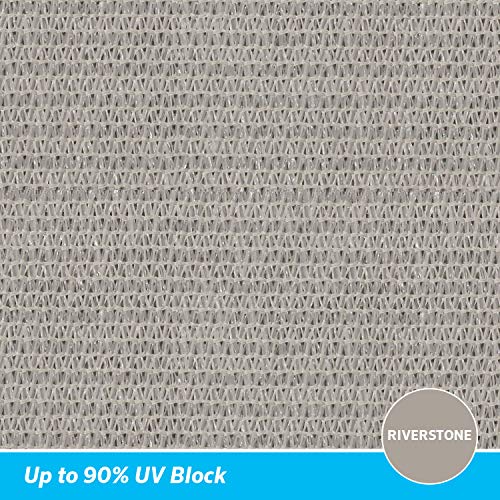 Coolaroo 11'10" x 8’ Rectangle Ready to Hang Shade Sail up to 90% UV Block for Outdoor Patio Garden