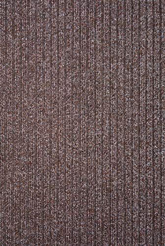 Serdim Rugs Non Slip Ribbed Trapper Hard Wearing Mats, Brown, 50 x 80 cm(1'8" x 2'7")
