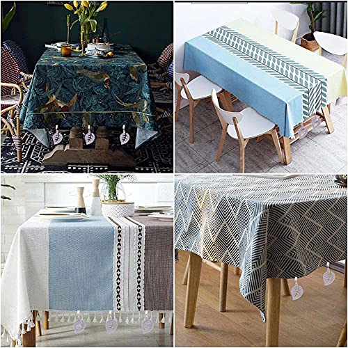 NT-ling 4 Pieces Table Cloth Clips, Stainless Steel Tablecloth Clips, Table Cover Clamps Holder for Party, Picnic, Garden, Home, Indoor, Outdoor