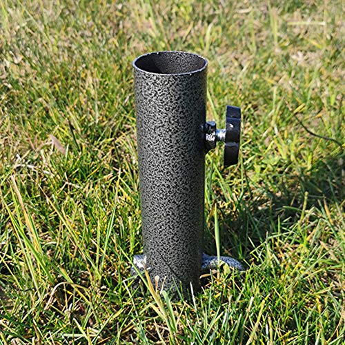 KLOP256 Umbrella Ground Spike, Umbrella Spikes for Lawn, Heavy Duty Ground Spike for Parasol