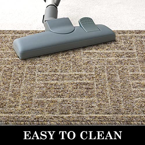 comfoyar Door Mats Heavy Duty Floor Mat, Washable Non-slip Doormats, Super Absorbent Entrance Rug for Indoor & Outdoor, Dirt Trapper Mat for Entr